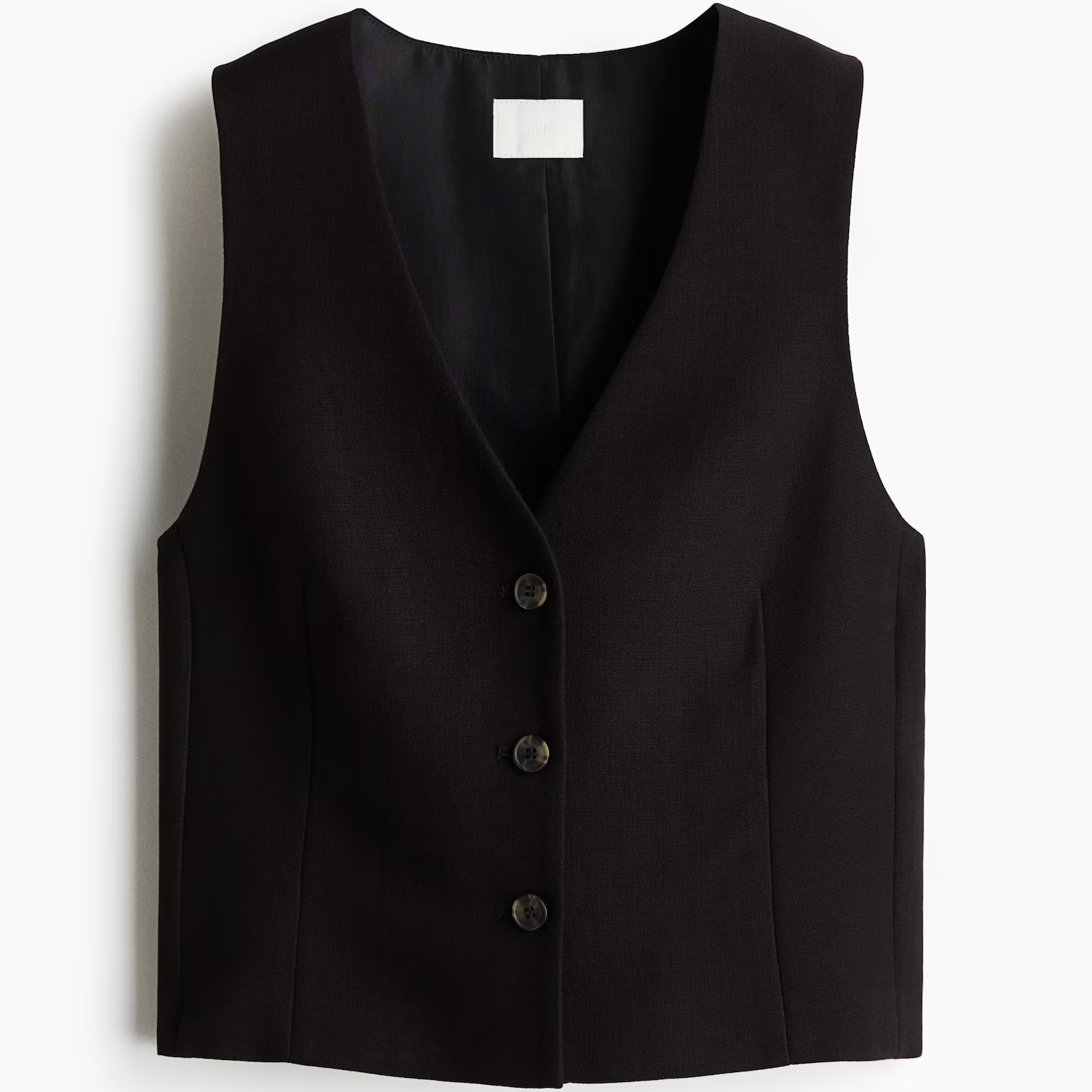 H&amp;M black waistcoat]