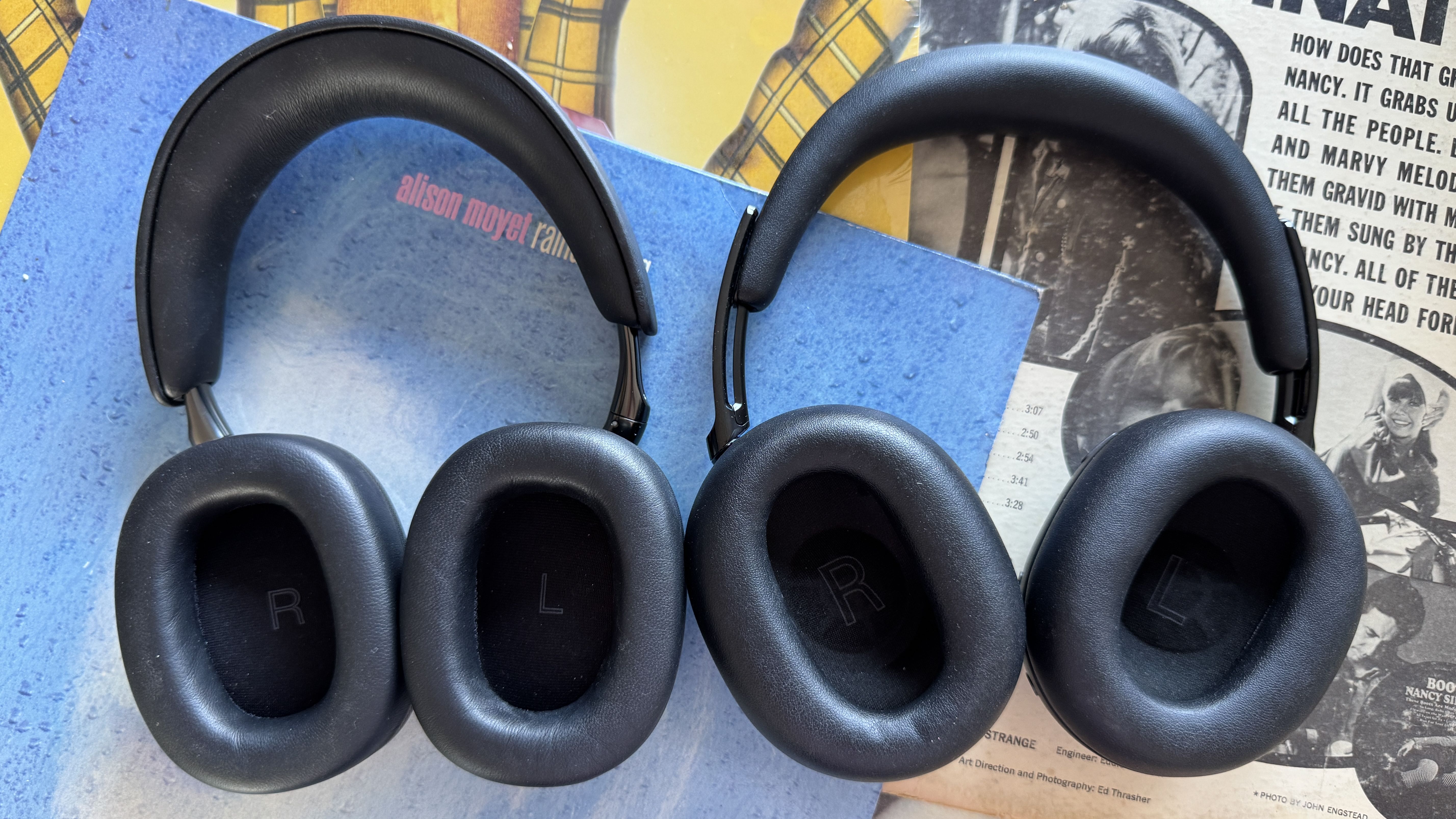 Bowers &amp;amp; Wilkins Px8 S2 and Sony 1000x The Collexion wireless headphones side by side