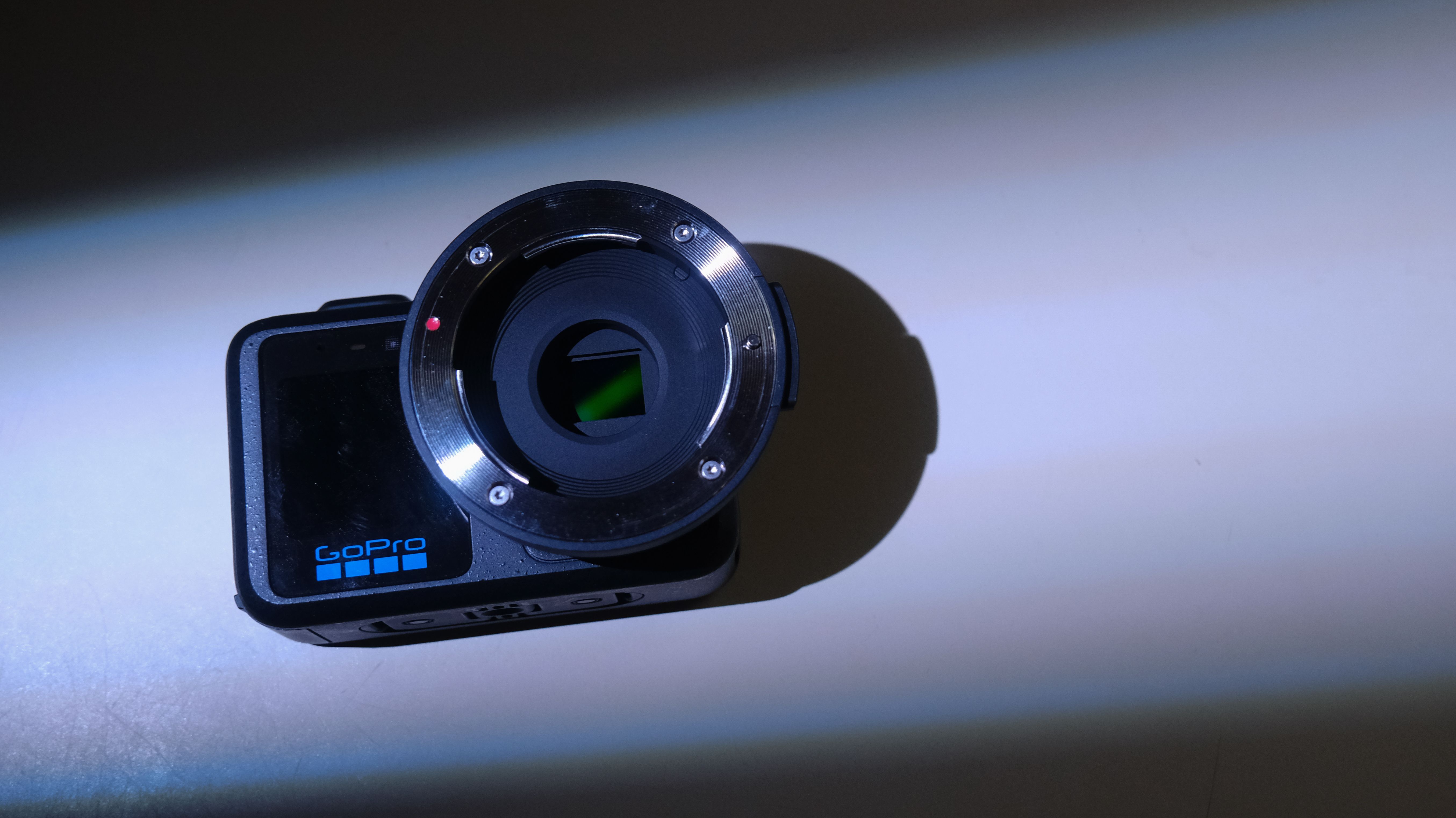 The GoPro Mission 1 Pro ILS mirrorless camera