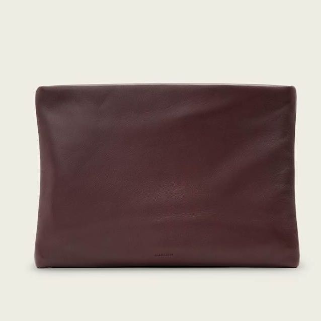 Bettina Leather Clutch Bag
