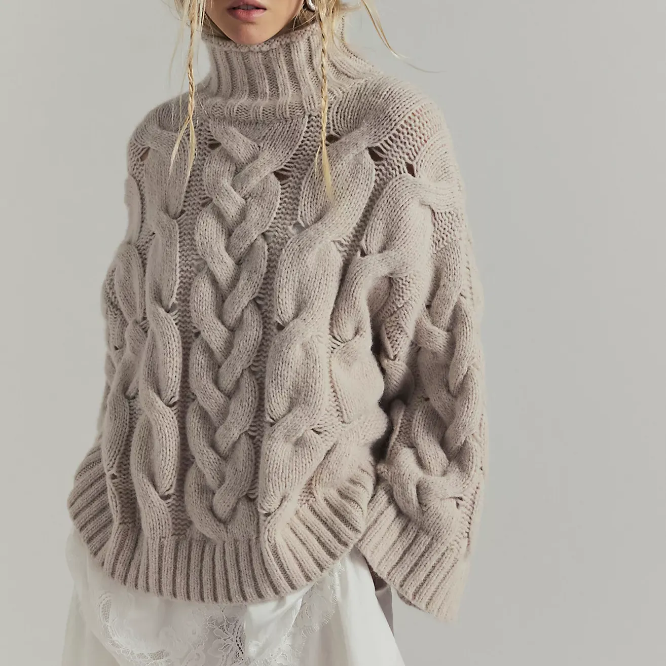 Clementine Cable Knit Pullover
