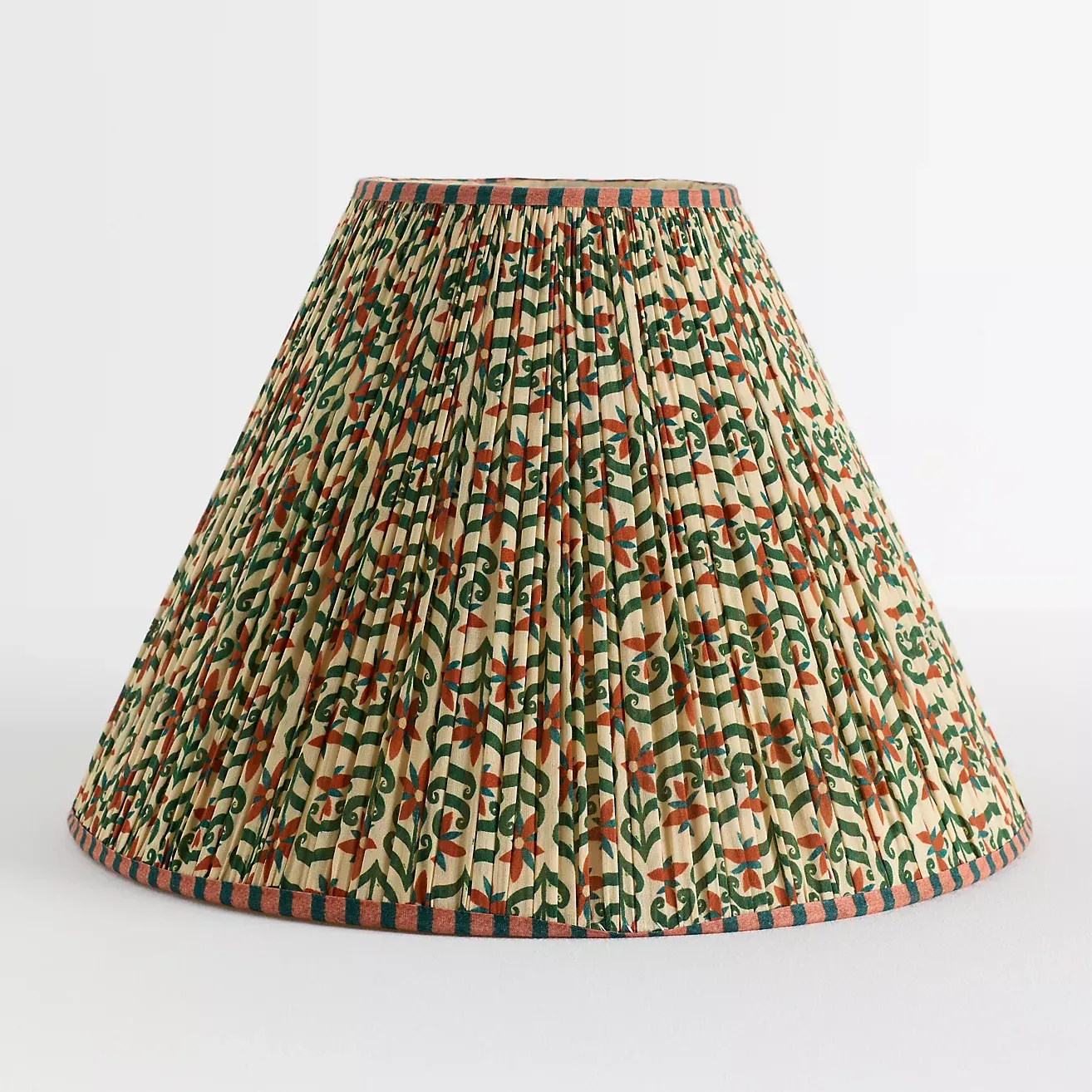 Printed Goods Ruched Empire Lamp Shade