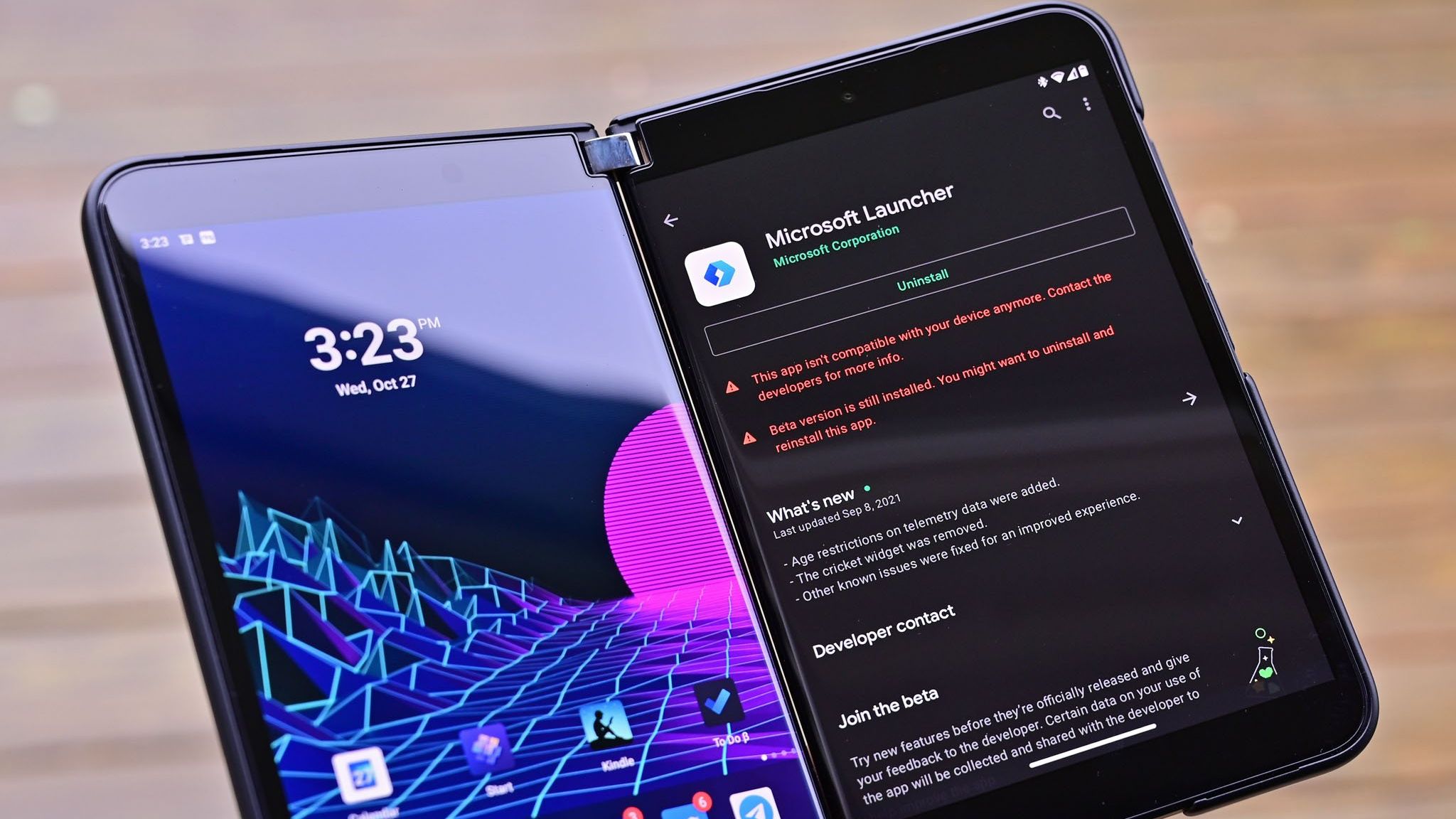 Surface Duo 2 Microsoft Launcher Store