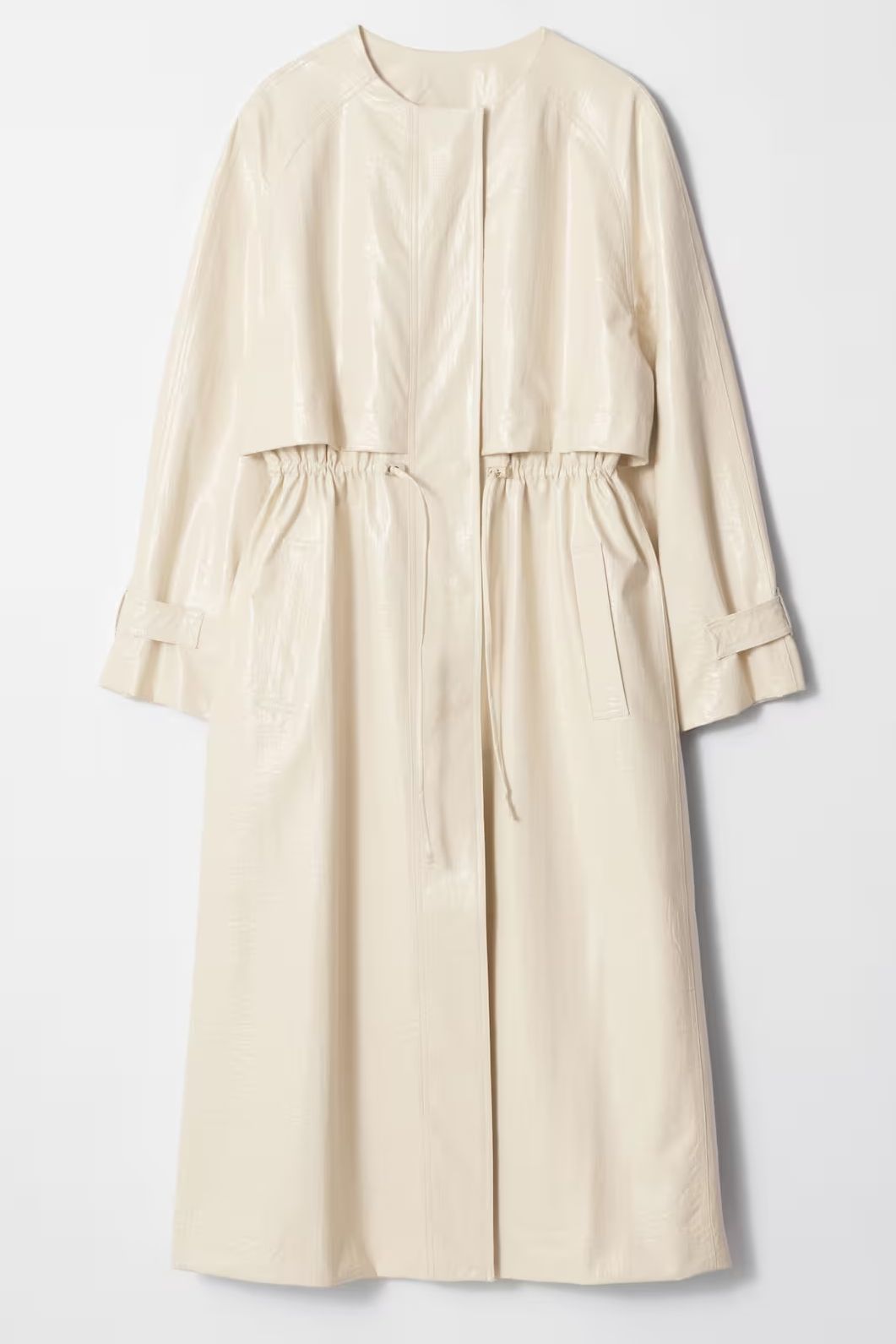 &amp;amp; Other Stories Coated Drawstring Gloss Jacket