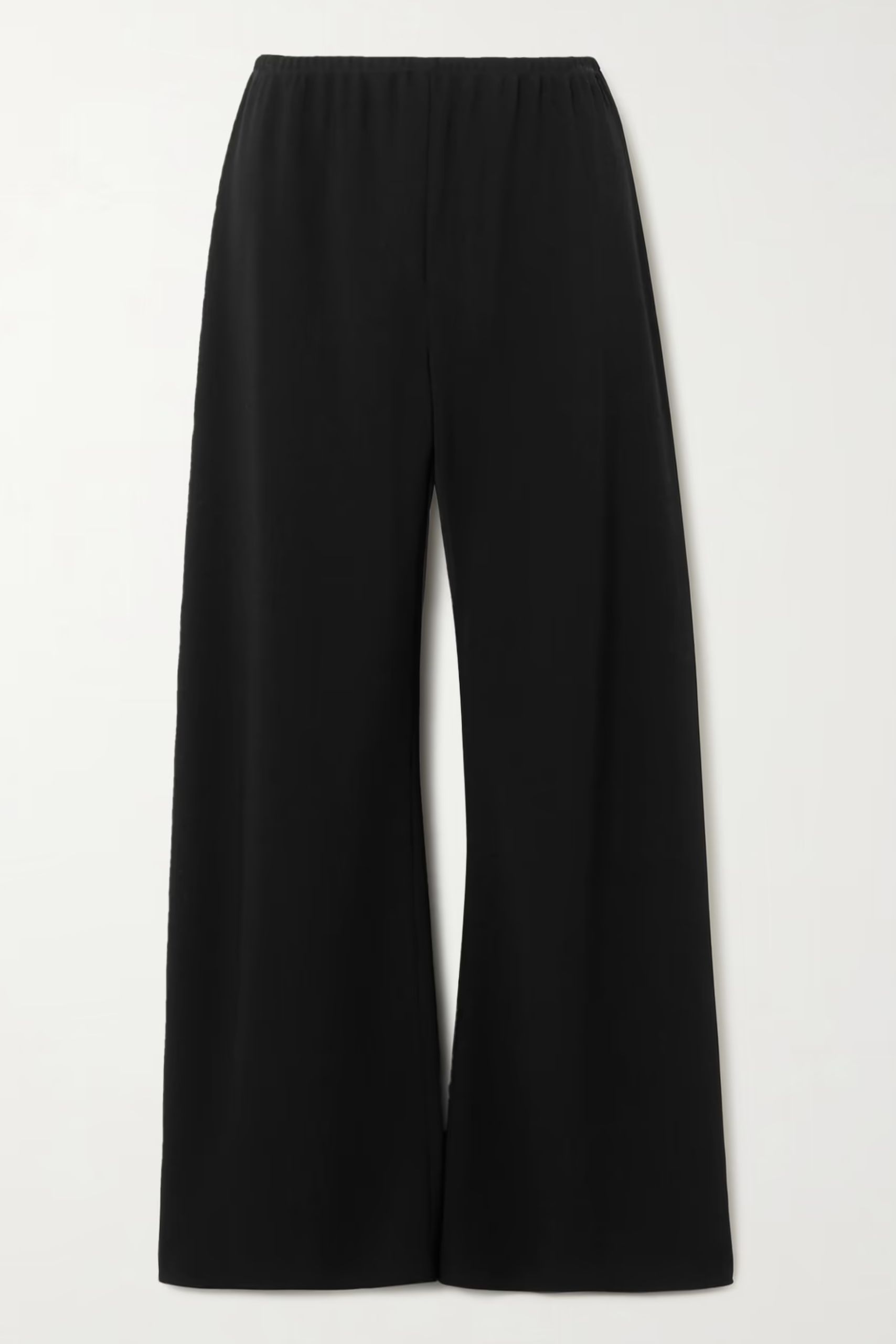The Row Essentials Gala crepe wide-leg pants