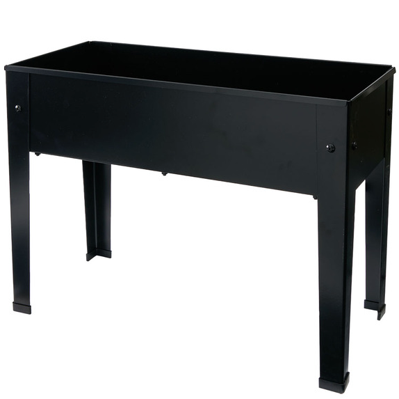 Belavi Black Raised Planter