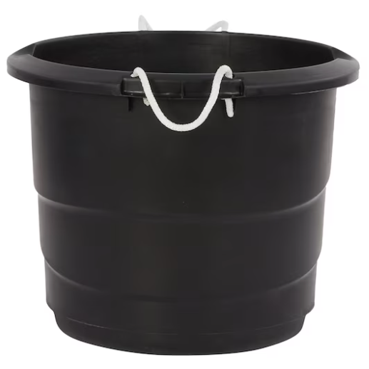 18 Gallon Storage Bucket With Rope Handles