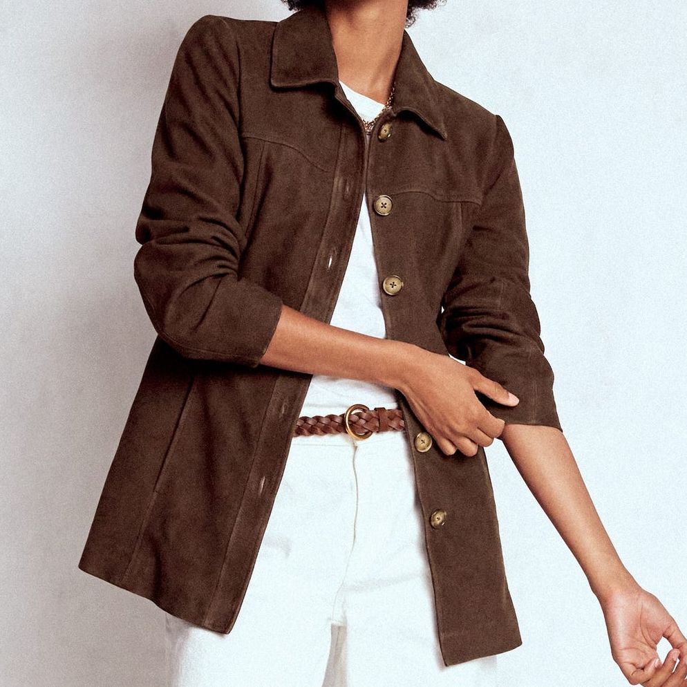 Suede Jacket-Dark Chocolate