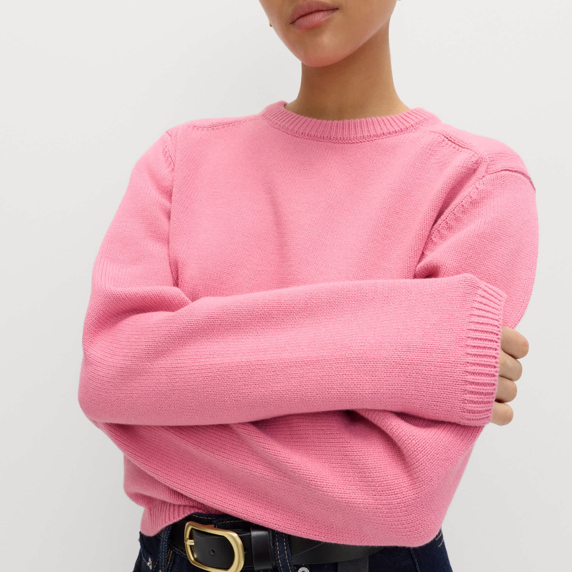 Cotton Rich Cropped Jumper