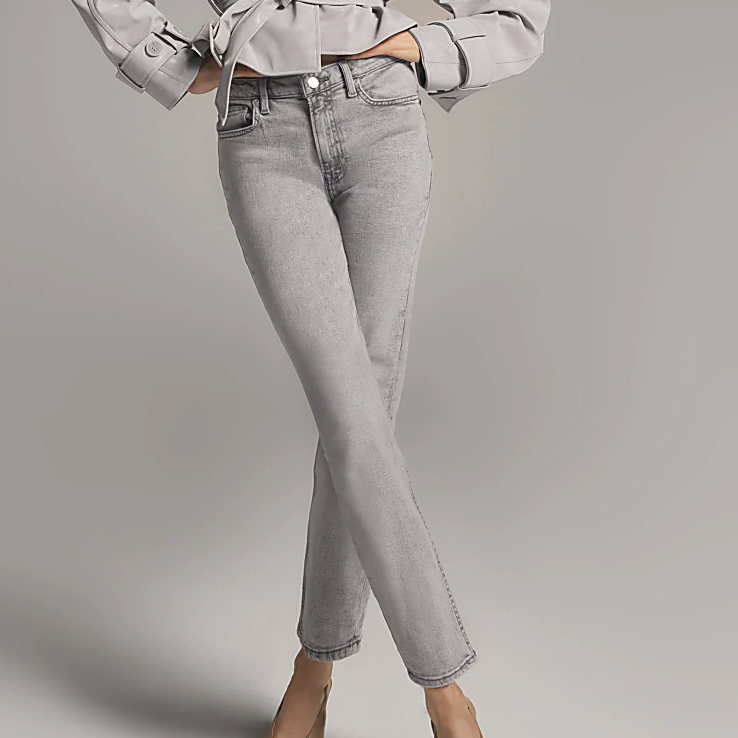 River Island, grey slim fit jeans