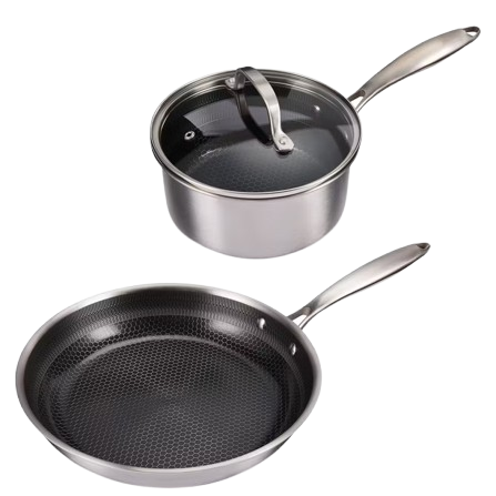 Aldi Specialbuys stainless steel pans