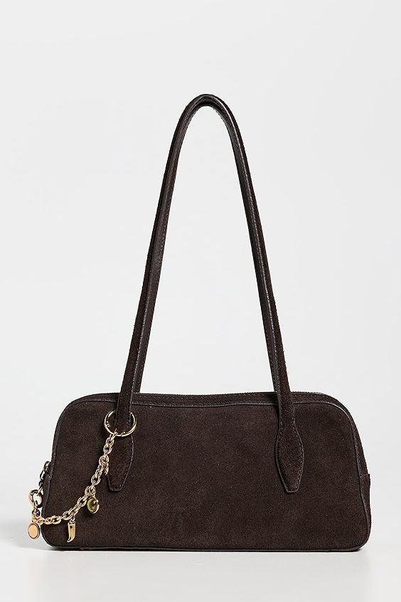 Madewell Suede Mini Charm Shoulder Satchel