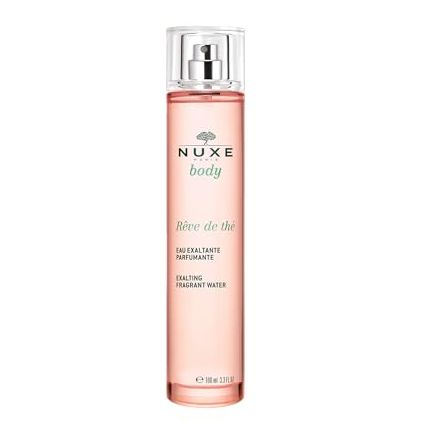 Nuxe R&amp;ecirc;ve De Th&amp;eacute; Exalting Fragrant Water 100ml, Invigorating Body Fragrance, With Green Tea &amp;amp; Rhubarb Notes for a Fresh, Uplifting Scent, Vegan Formula