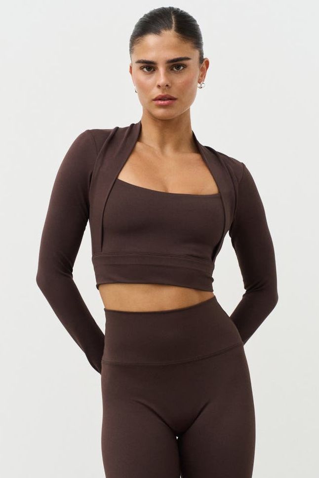 Softsculpt Bolero Long Sleeve Top