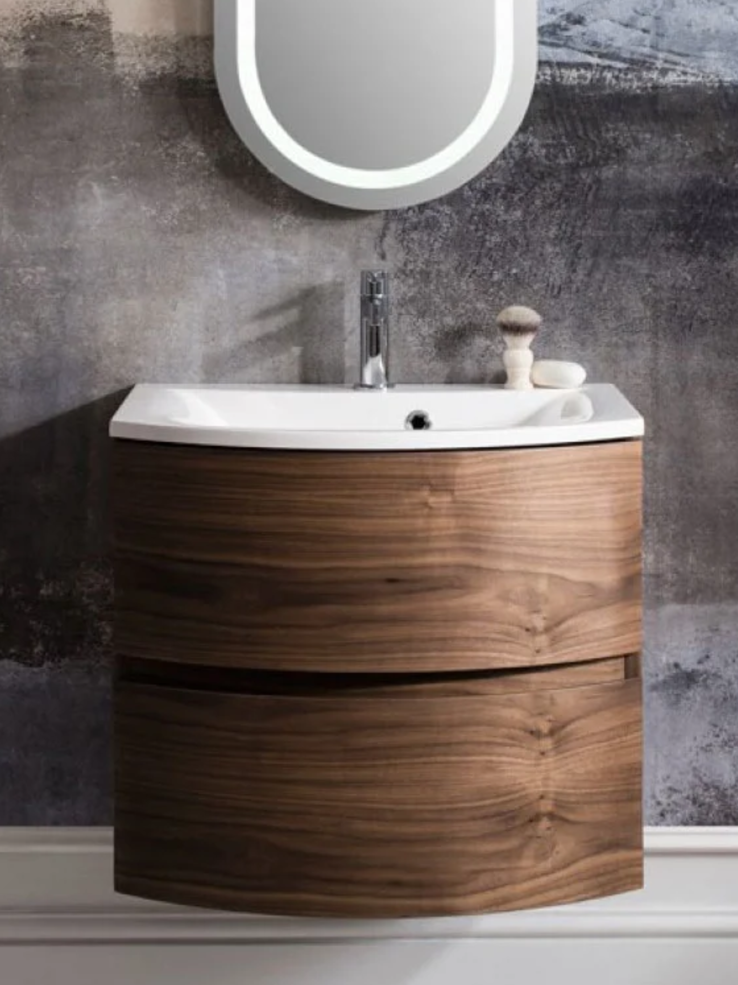 Victorian Plumbing, Svelte Two Drawer Vanity Unit &amp;amp; Basin