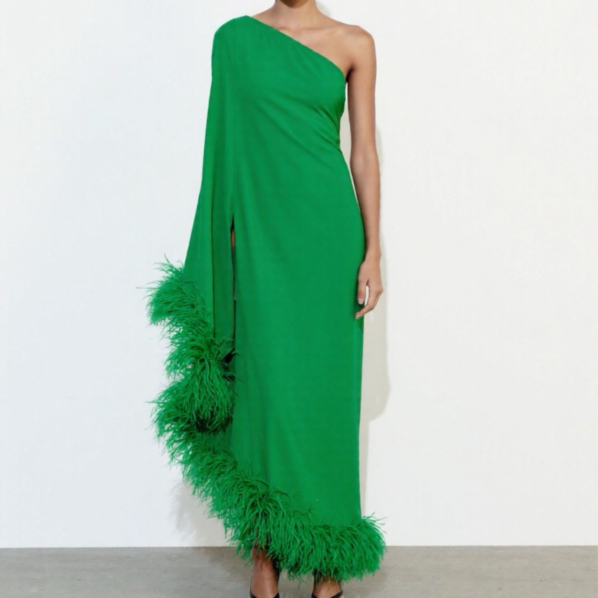 Star Green Dress - 6 Uk / Green