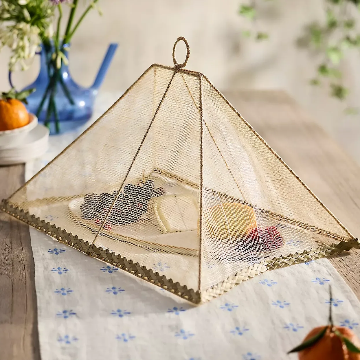 Folding Woven Food Cover