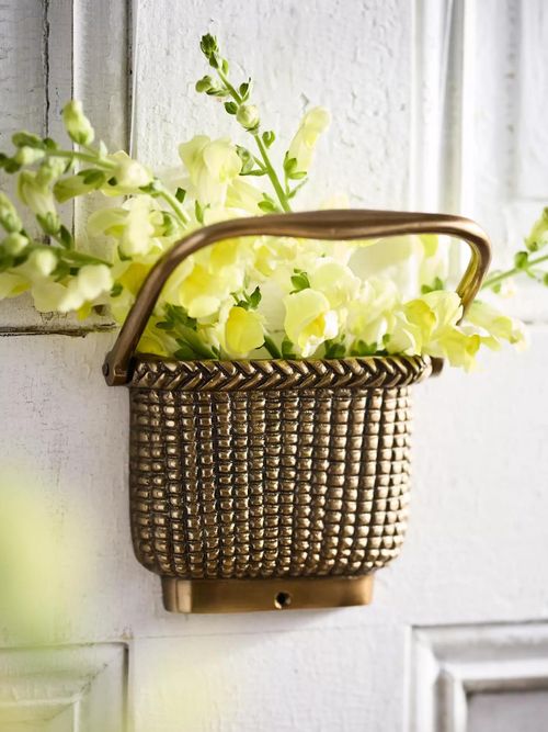Fillable Basket Door Knocker