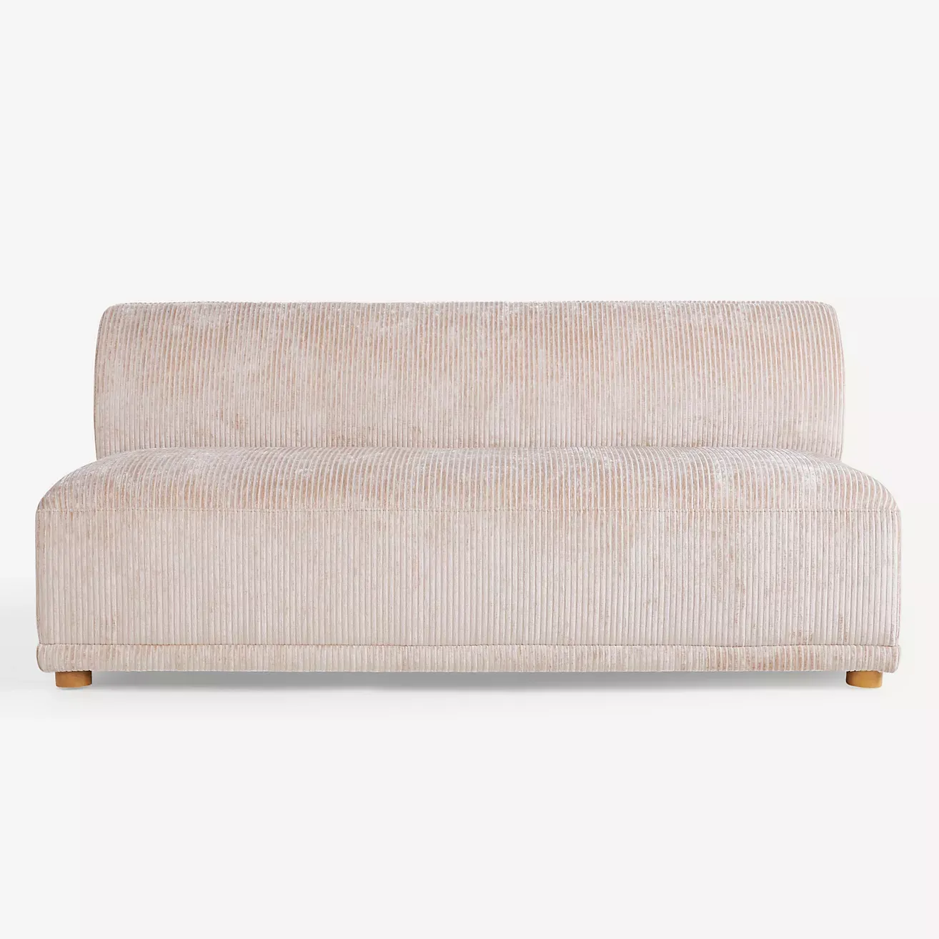Celine Corduroy Modular Armless Sofa
