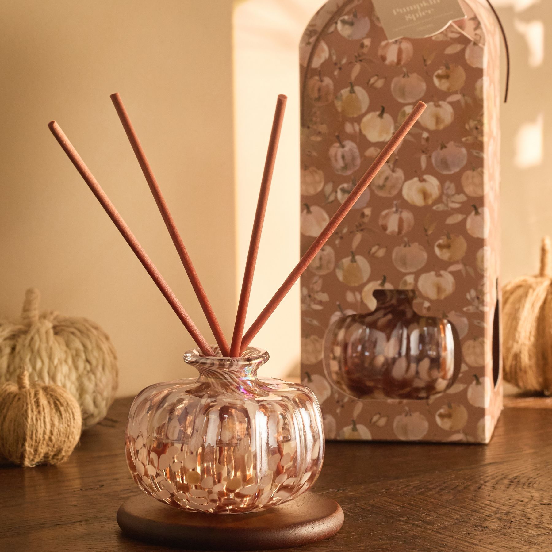 Pumpkin Spice Orange Reed 100ml Confetti Diffuser - Size One