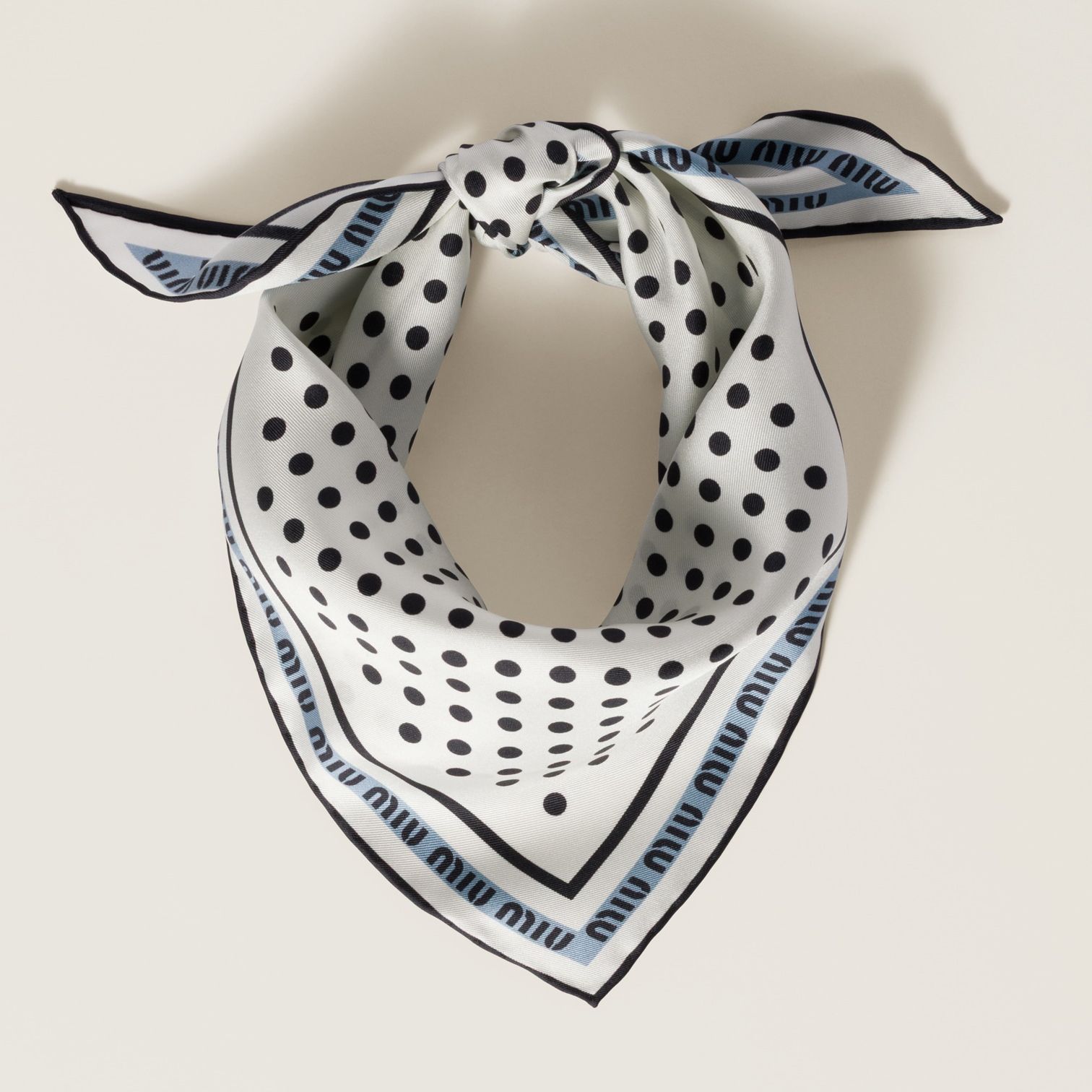 Printed Silk Twill Scarf