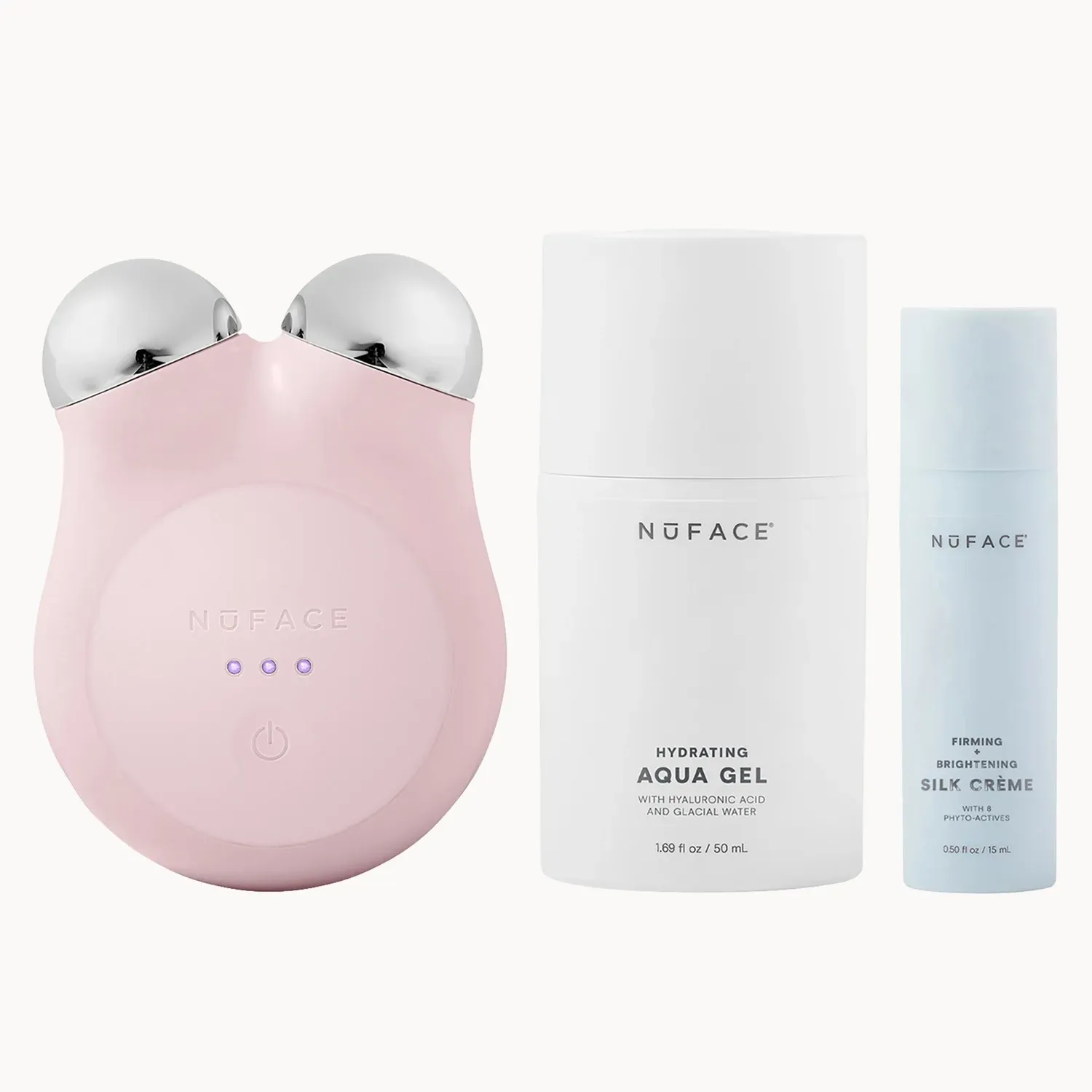 Nuface Mini+ Starter Kit - Sandy Rose