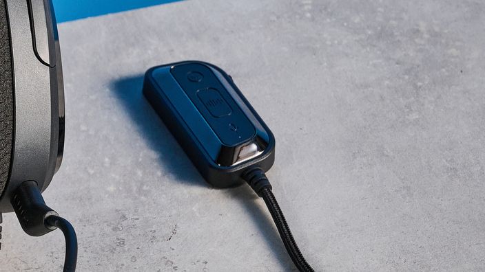 A black FiiO FG3 gaming headset