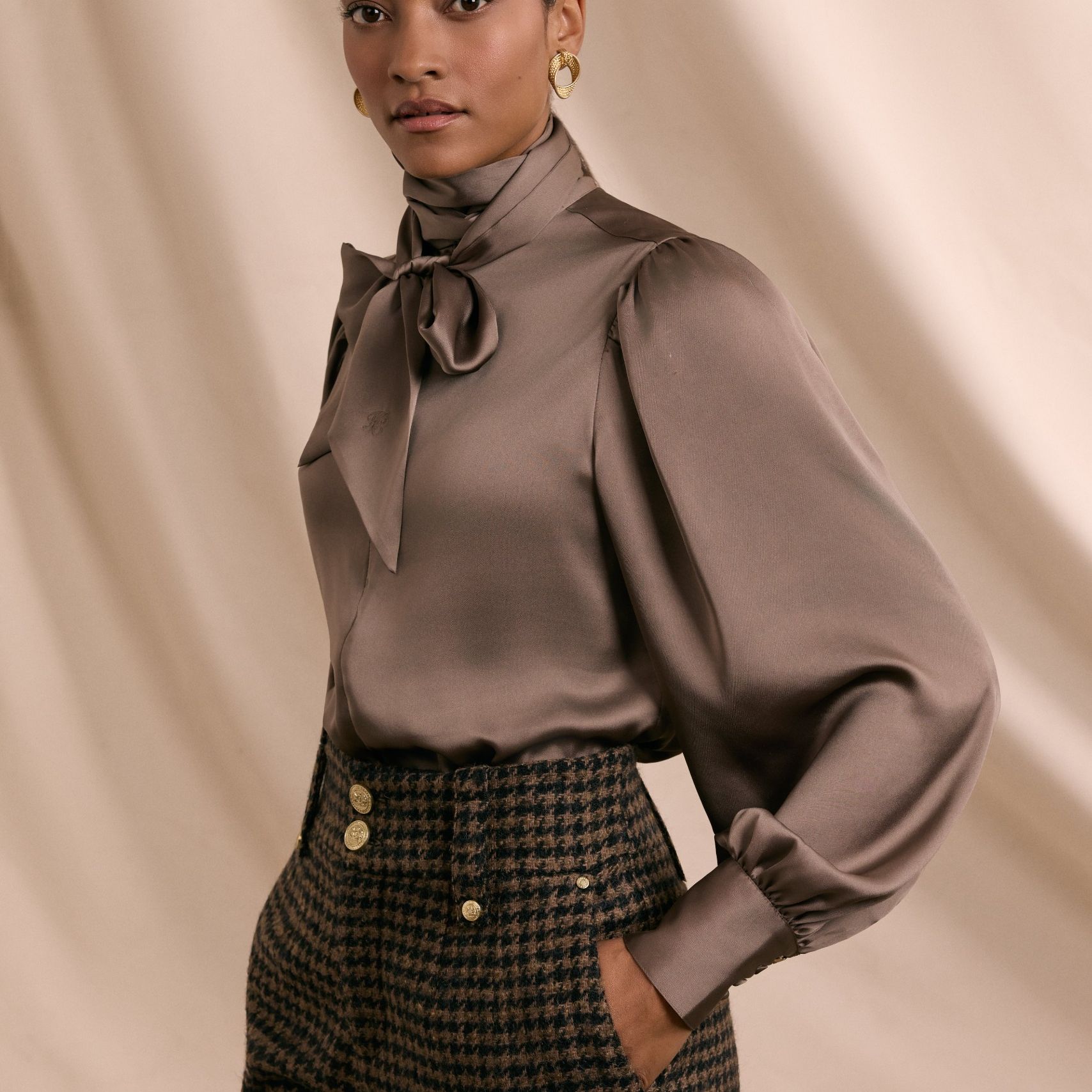 Ariella Blouse (truffle)