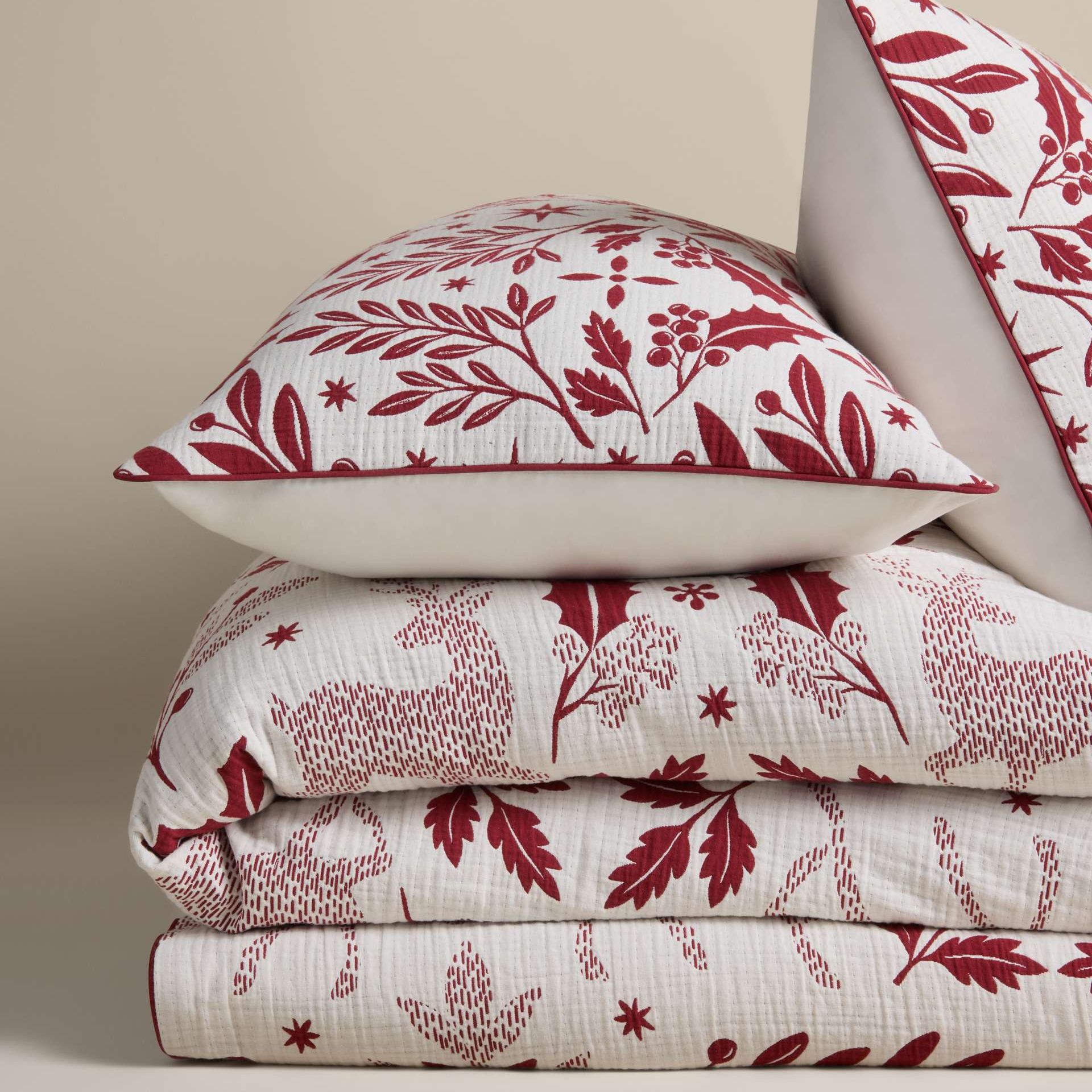 Woodland Pure Cotton Jacquard Bedding Set