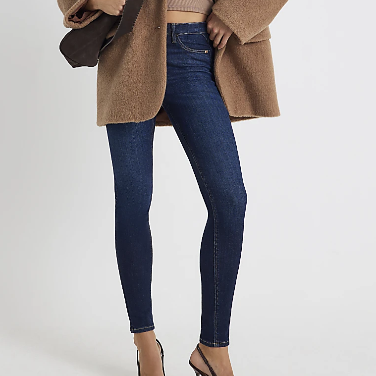River Island blue skinny jeans