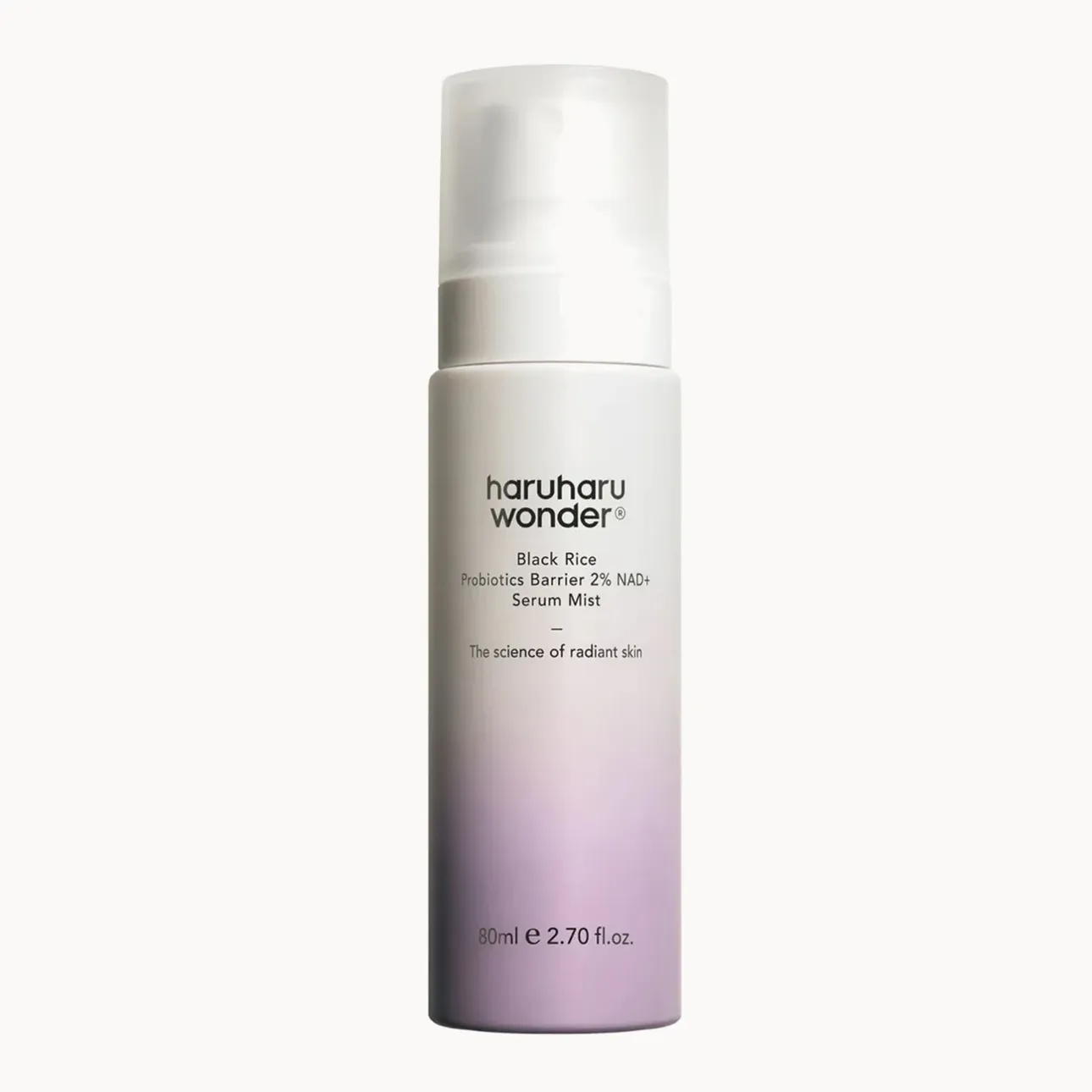 Haruharu Wonder Black Rice Probiotics Barrier Nad+ Serum Mist 80ml