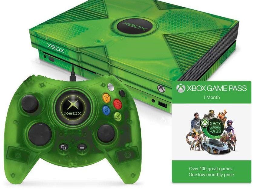Green Xbox 'Duke' controller collector's edition discounted