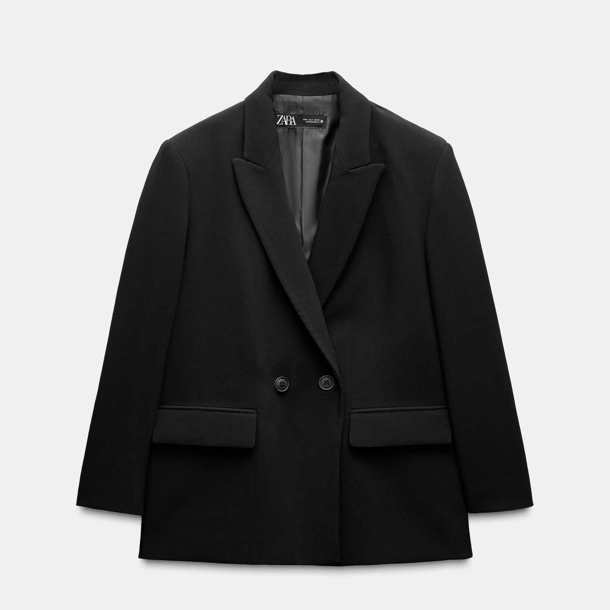Double-Breasted Oversize Blazer