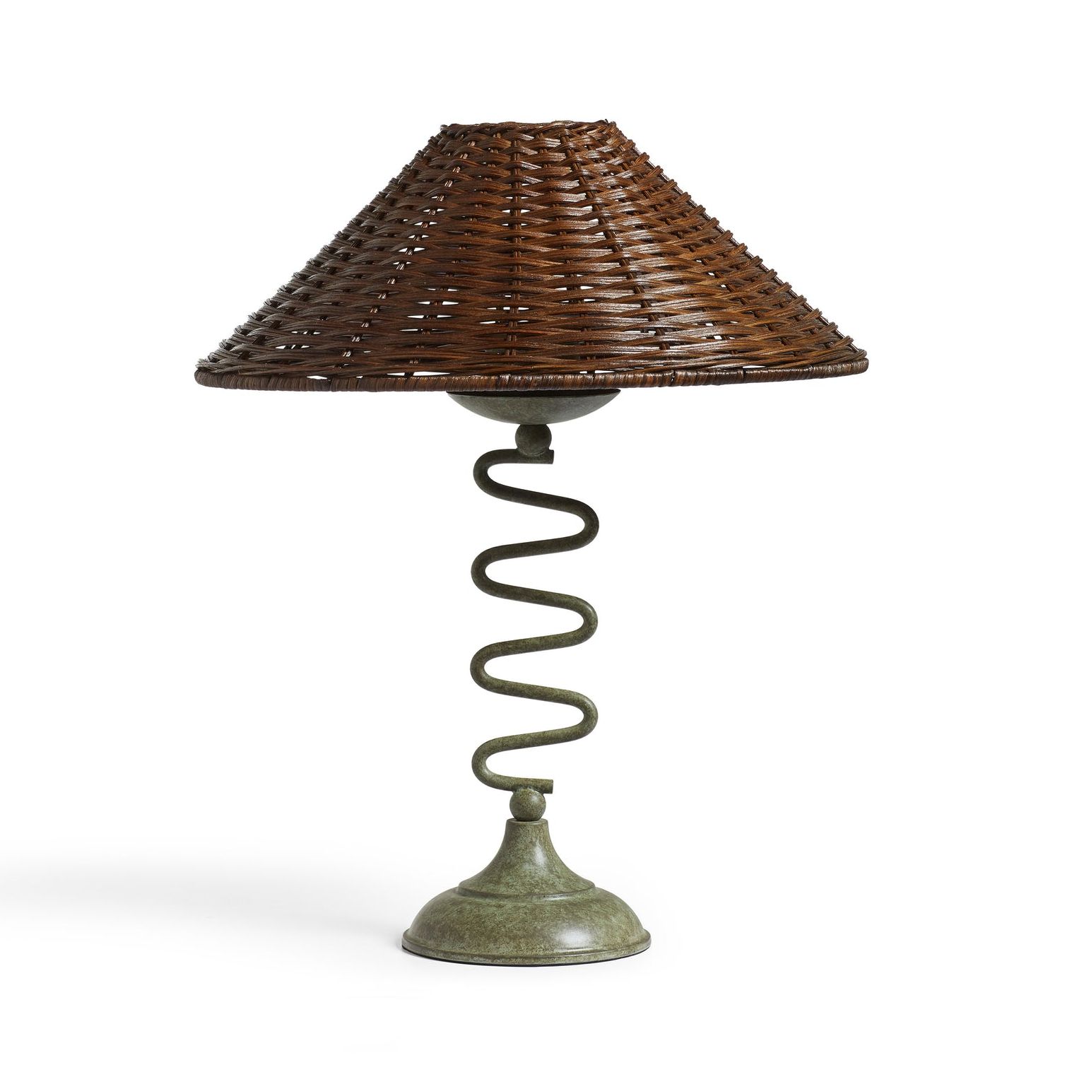 Westman Portable Table Lamp and Shade - Verdigris