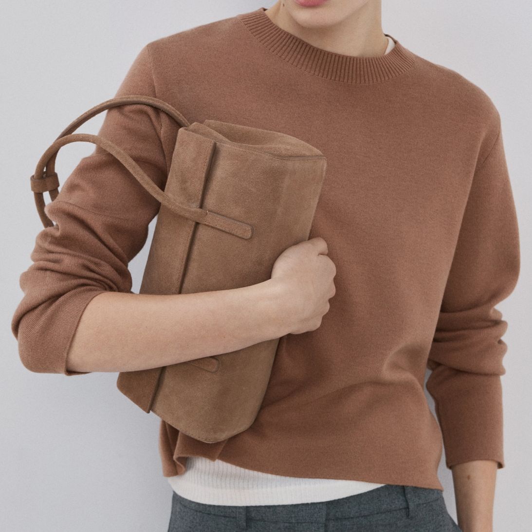 Round-Neck Knitted Sweater - Women | Mango United Kingdom