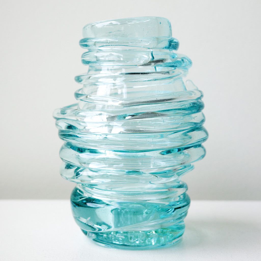 Silo - Recycled Glass Medium Vase in Clear