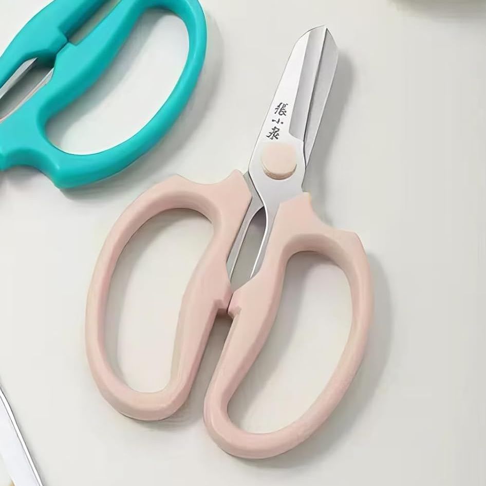 Professional Floral Scissors &amp;amp; Garden Shears - 3.38mm Stainless Steel, Ergonomic Wide Grip for Cutting Fresh Flowers, Florist Supplies, Pruning &amp;amp; Trimming (pink)