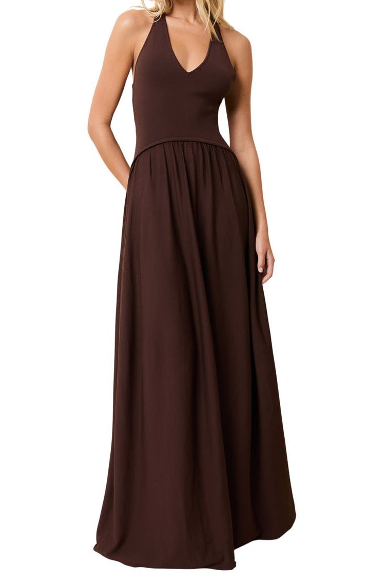 The Maggie Crossback Maxi Dress