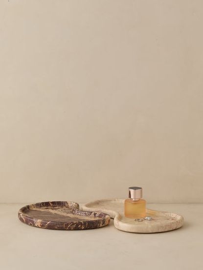 Sorley Marble Trays, Set of 2