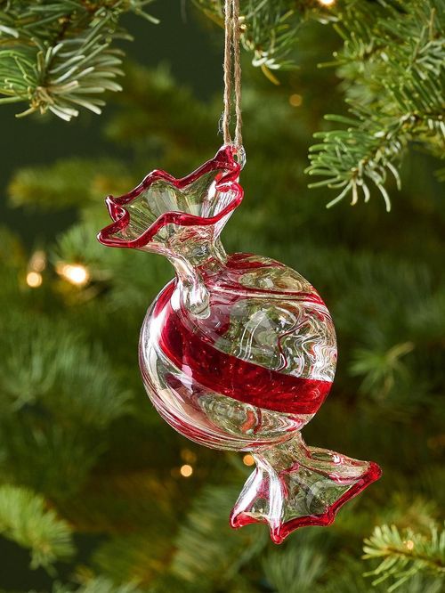 Glass Candy Ornament