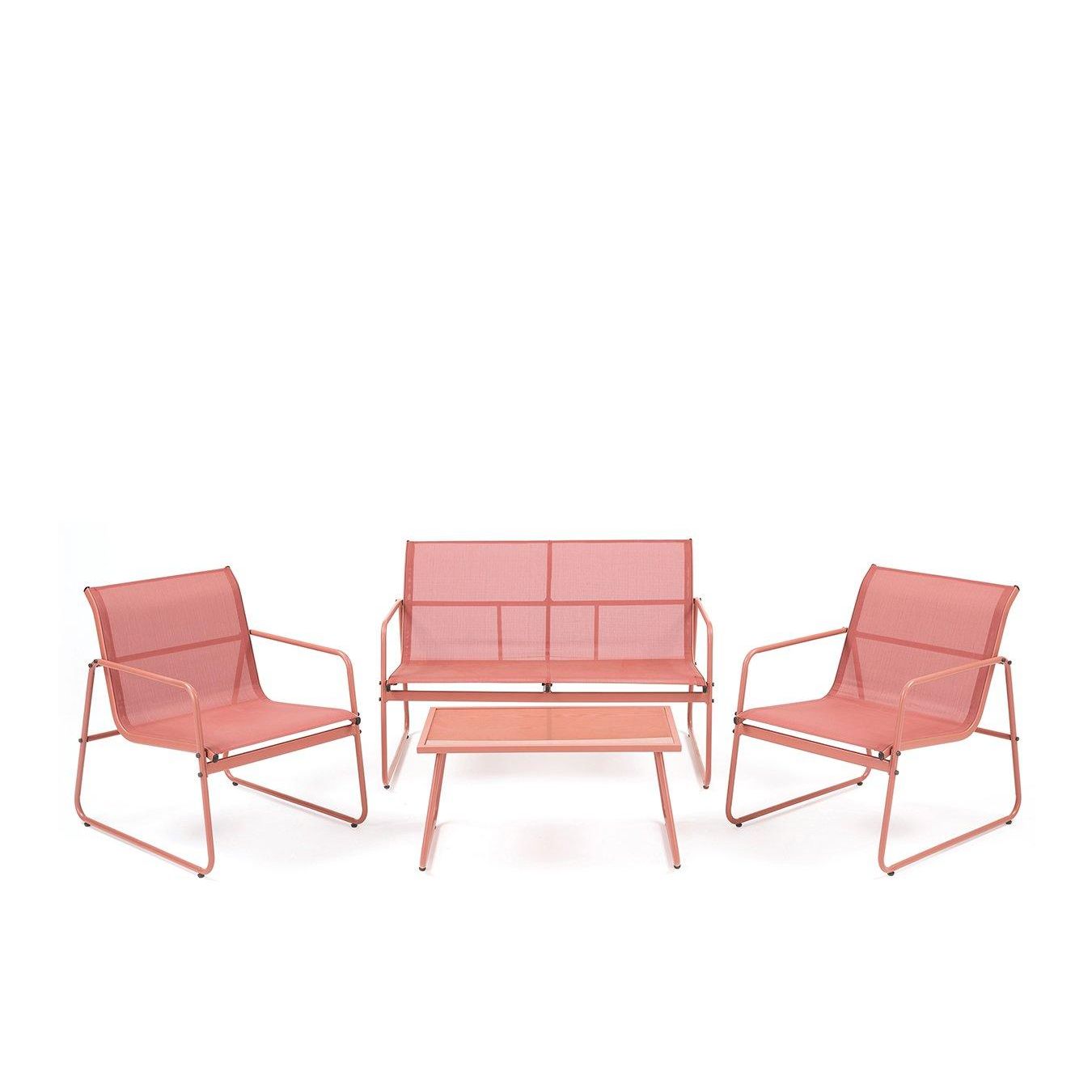 Amalfi Sofa Set- Clay - Terracotta