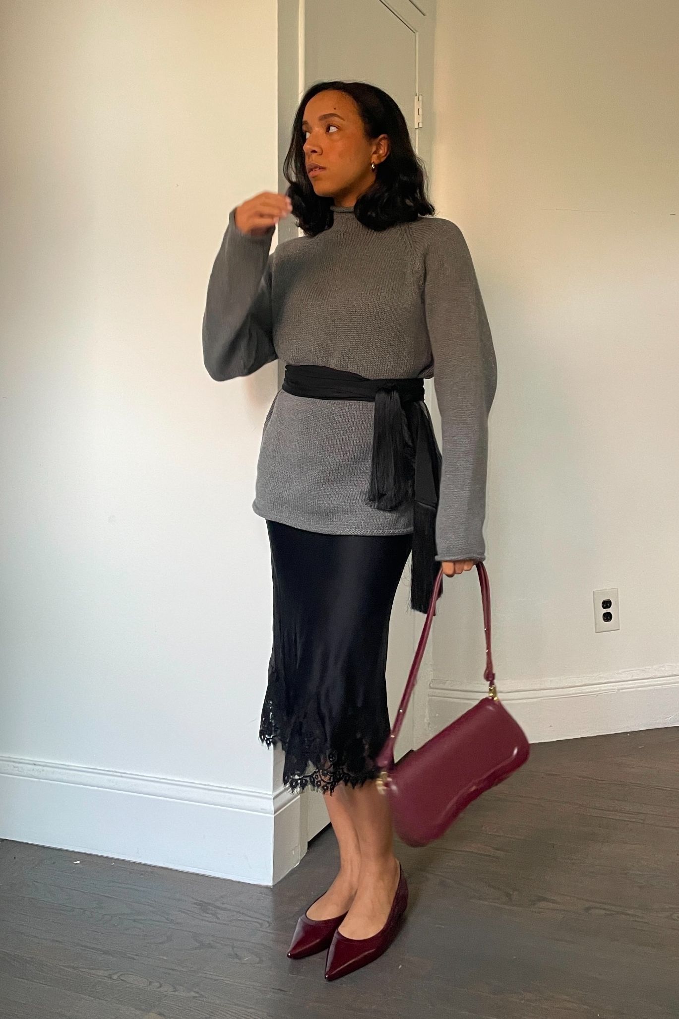 Lauren Tappan wearing the J.Crew 1988 Rollneck