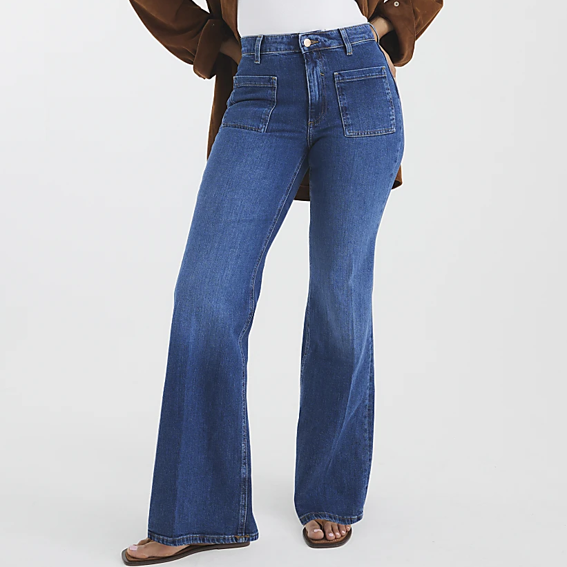 River Island, front patch pocket denim jeans