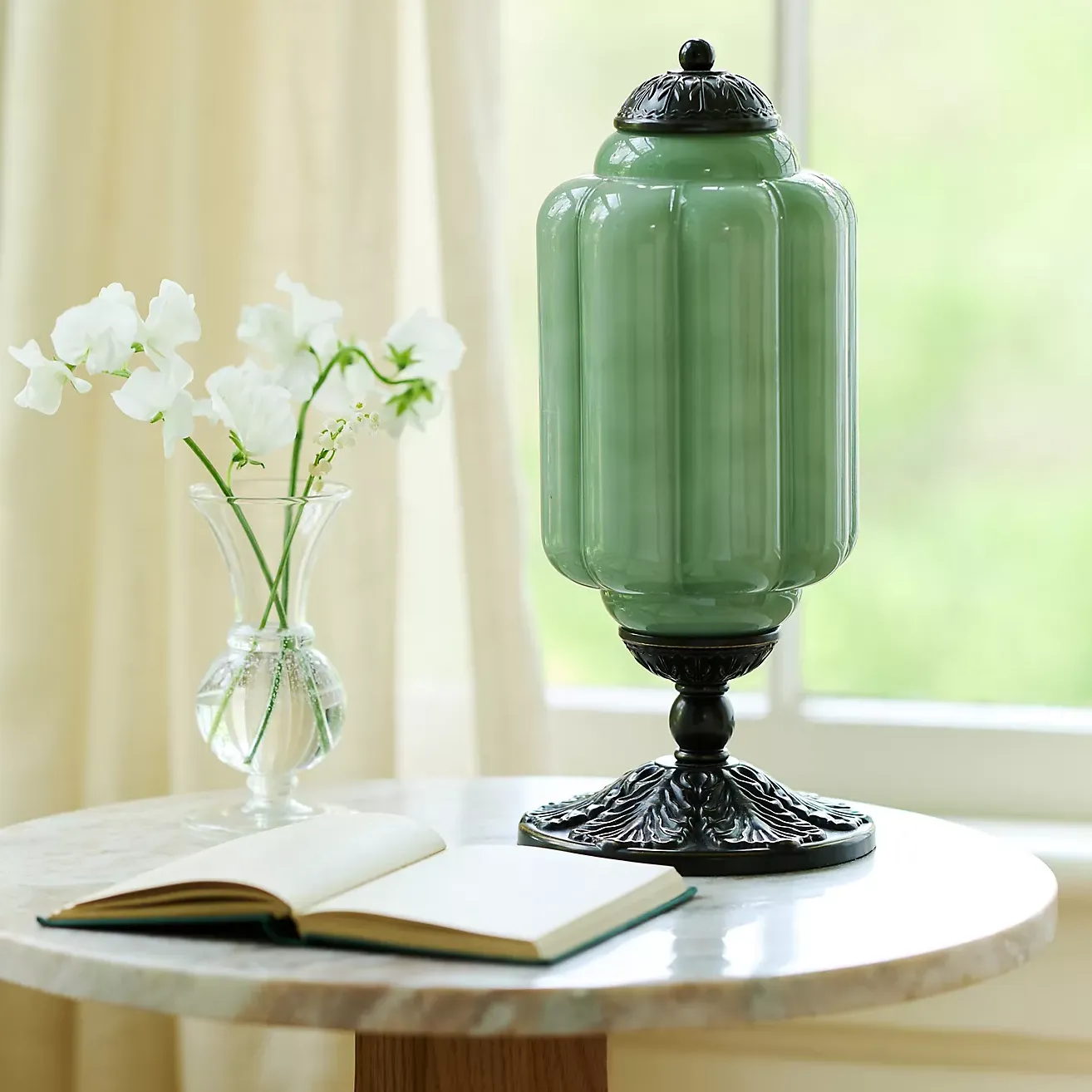 Claire Clear Glass Bud Vase