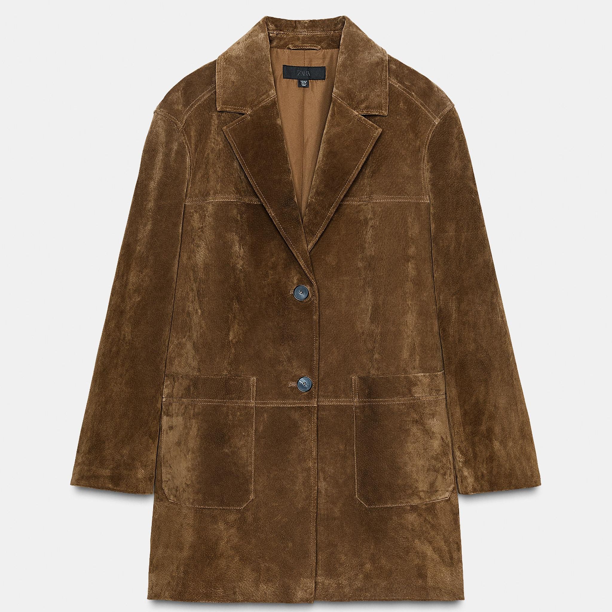 100% Leather Long Jacket