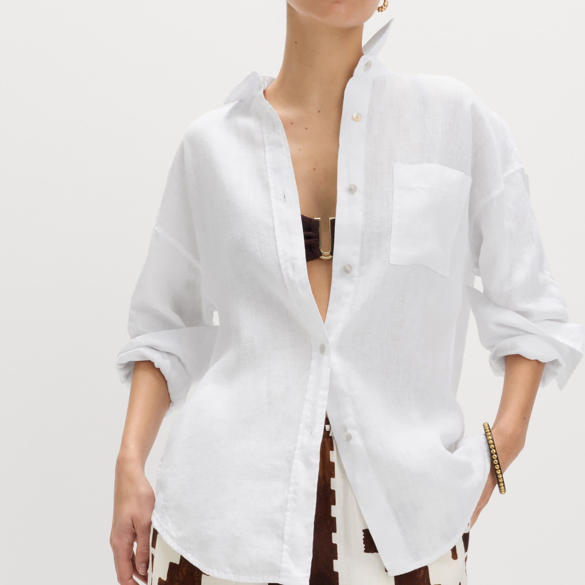 Pure Linen Relaxed Shirt