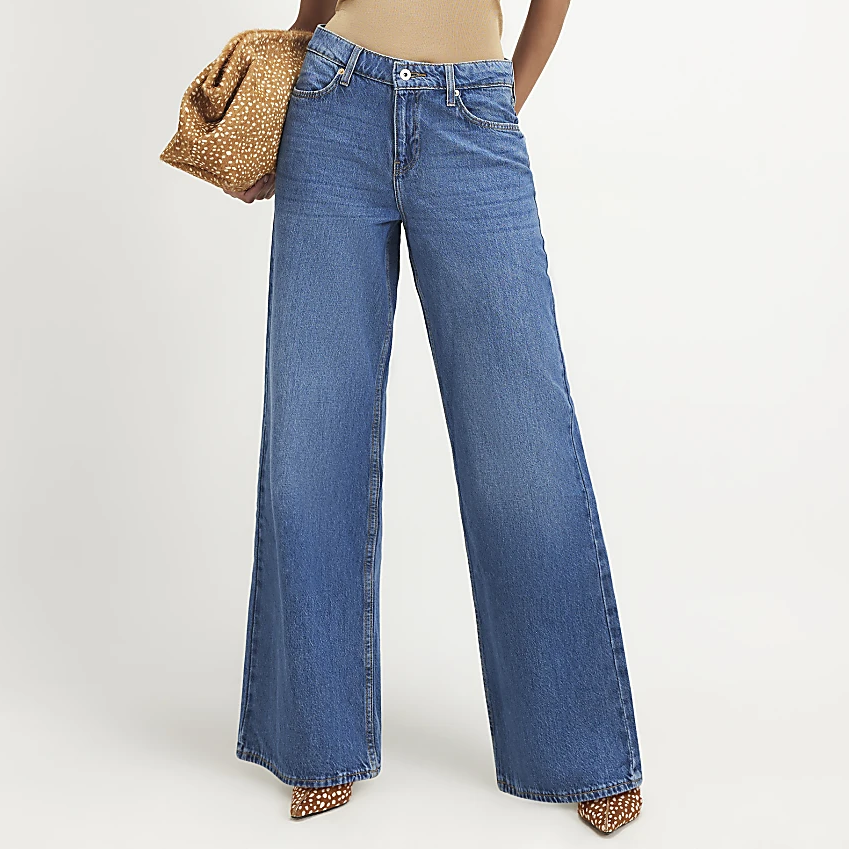 River Island, Wide Leg Jeans