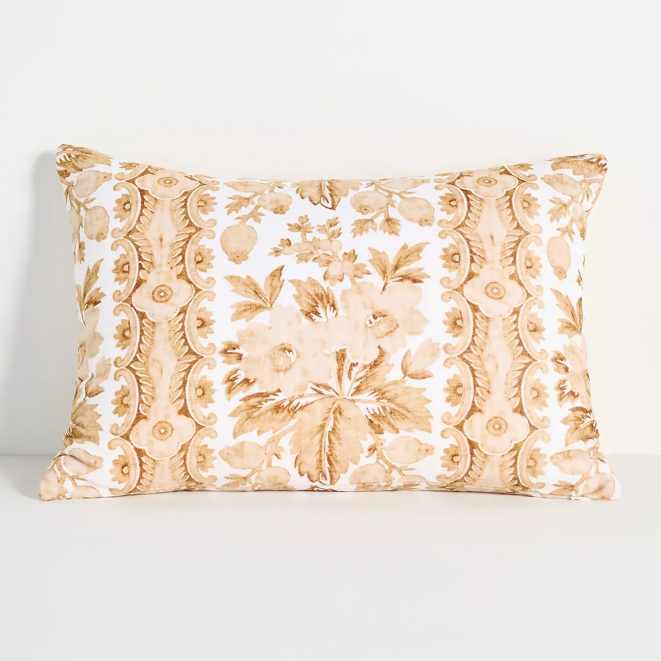 Maisie Velvet Floral Lumbar Pillow