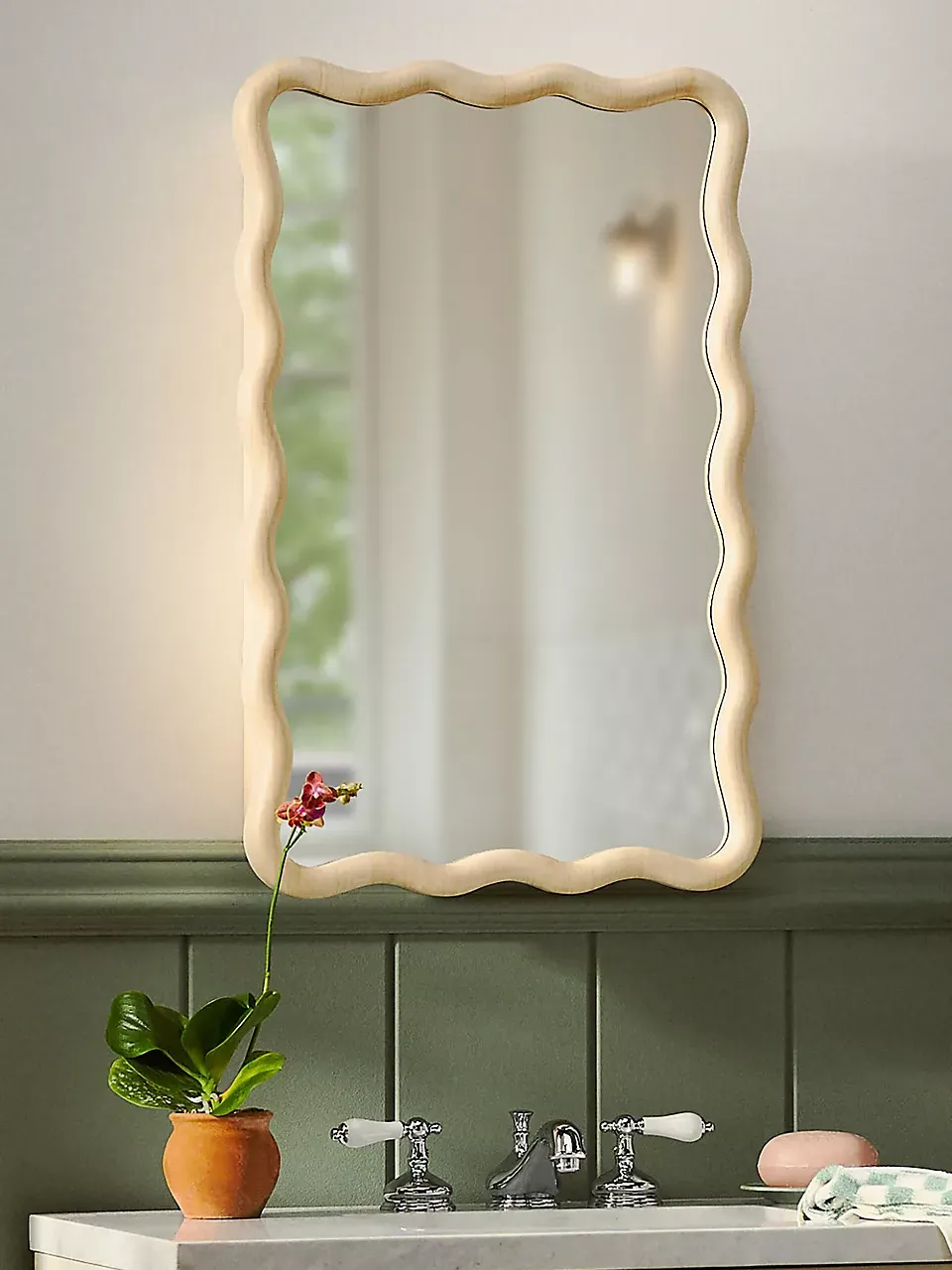 Anthropologie, Candace Natural Bathroom Wall Cabinet