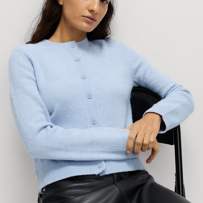 M&amp;amp;S blue cardigan